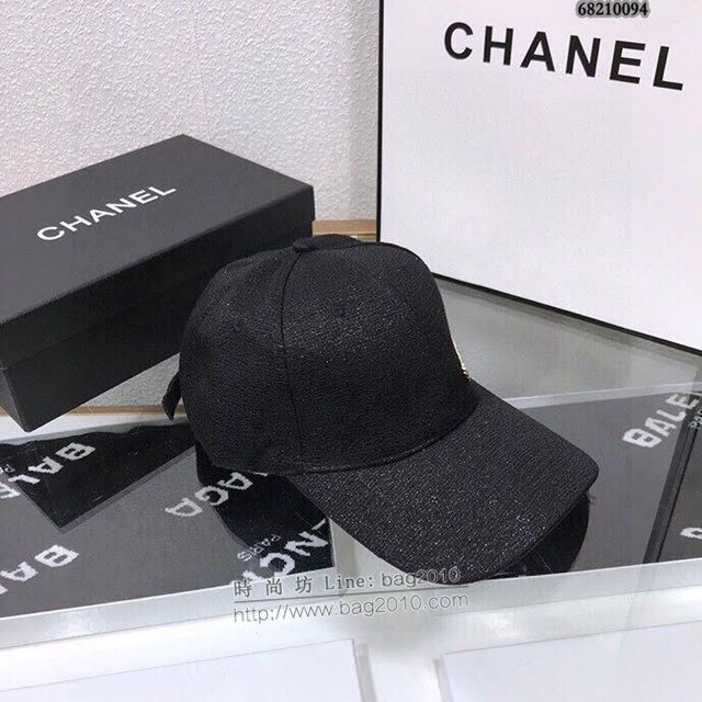 Chanel女士帽子 香奈兒閃鑽棒球帽鴨舌帽  mm1036
